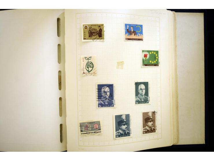 1880/1960 (ca.), Partie im Karton, dabei Aufständischenmarken. etc.