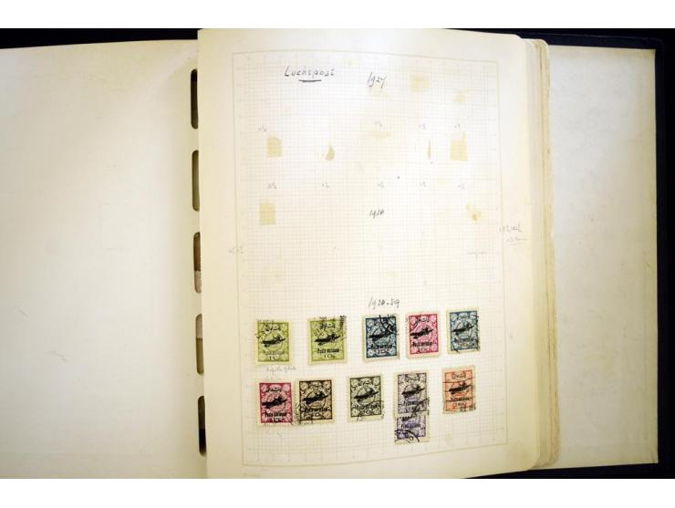 1880/1960 (ca.), Partie im Karton, dabei Aufständischenmarken. etc.