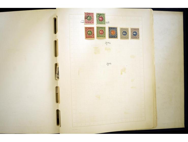 1880/1960 (ca.), Partie im Karton, dabei Aufständischenmarken. etc.