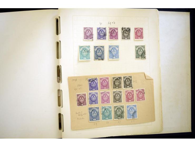 1880/1960 (ca.), Partie im Karton, dabei Aufständischenmarken. etc.