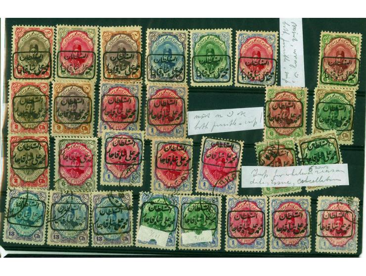 1880/1960 (ca.), Partie im Karton, dabei Aufständischenmarken. etc.
