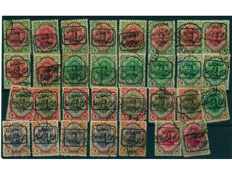 1880/1960 (ca.), Partie im Karton, dabei Aufständischenmarken. etc.