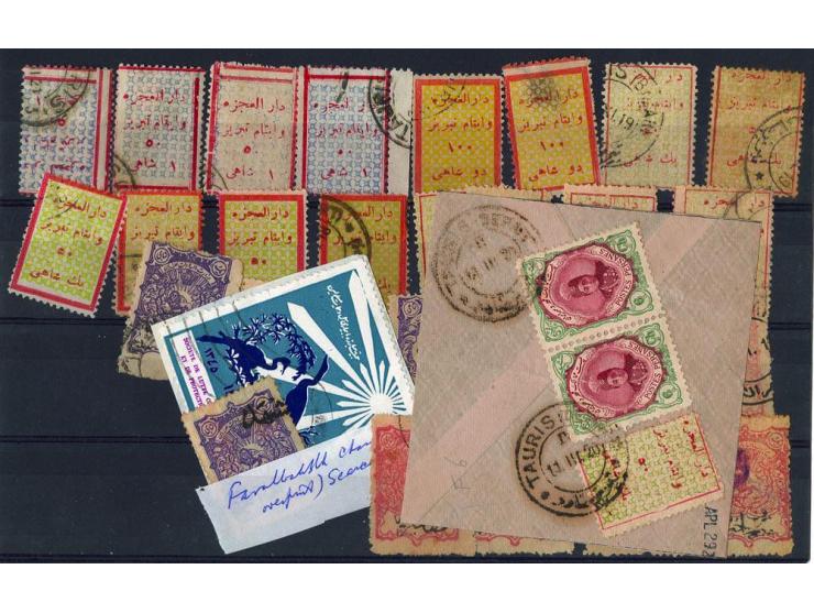 1880/1960 (ca.), Partie im Karton, dabei Aufständischenmarken. etc.