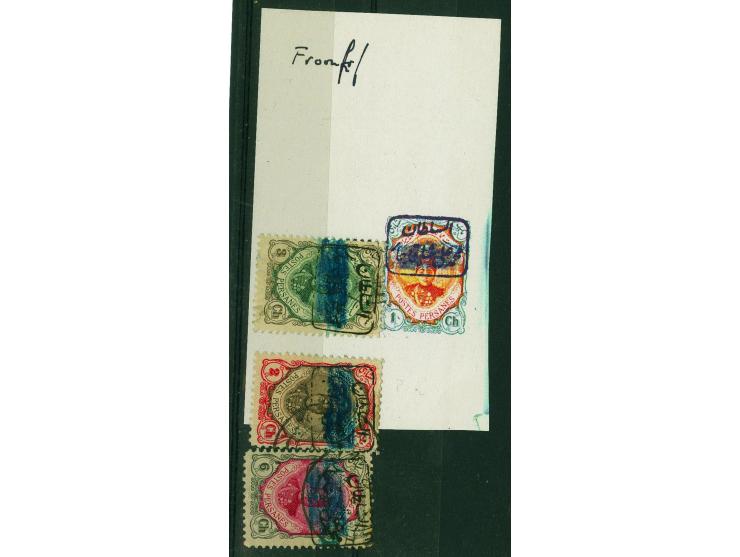 1880/1960 (ca.), Partie im Karton, dabei Aufständischenmarken. etc.