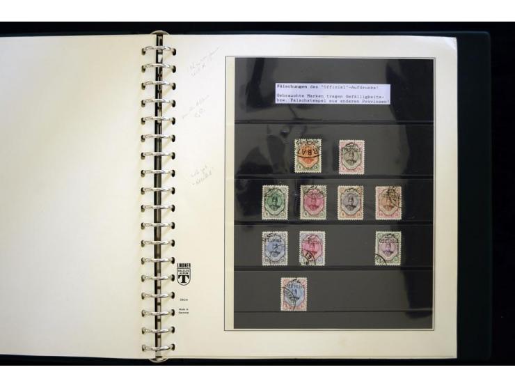 1880/1960 (ca.), Partie im Karton, dabei Aufständischenmarken. etc.
