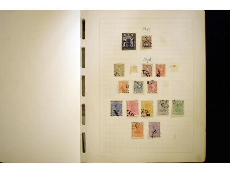 1880/1960 (ca.), Partie im Karton, dabei Aufständischenmarken. etc.
