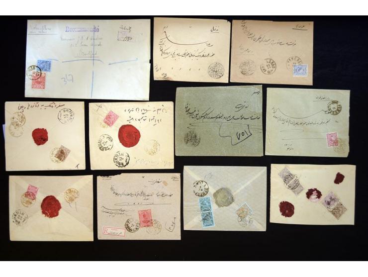 1898/1928(ca.), Fancy cancellations, approximately 180 covers bearing fancy cancellations from a number of towns, also many p