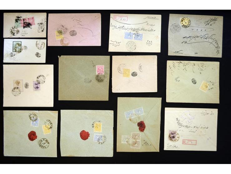 1898/1928(ca.), Fancy cancellations, approximately 180 covers bearing fancy cancellations from a number of towns, also many p
