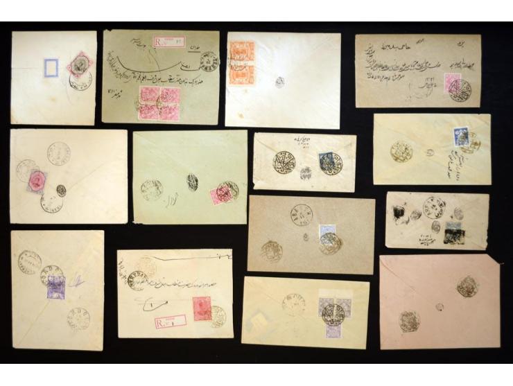 1898/1928(ca.), Fancy cancellations, approximately 180 covers bearing fancy cancellations from a number of towns, also many p