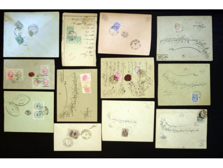 1898/1928(ca.), Fancy cancellations, approximately 180 covers bearing fancy cancellations from a number of towns, also many p