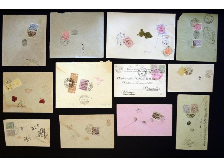 1898/1928(ca.), Fancy cancellations, approximately 180 covers bearing fancy cancellations from a number of towns, also many p