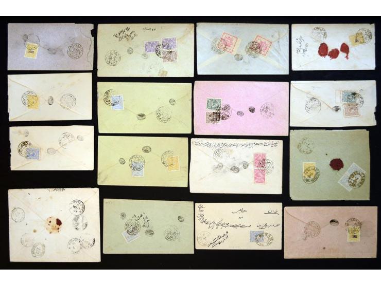 1898/1928(ca.), Fancy cancellations, approximately 180 covers bearing fancy cancellations from a number of towns, also many p