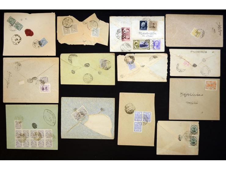 1898/1928(ca.), Fancy cancellations, approximately 180 covers bearing fancy cancellations from a number of towns, also many p