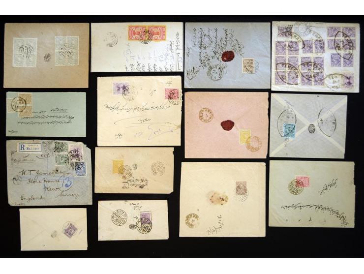 1898/1928(ca.), Fancy cancellations, approximately 180 covers bearing fancy cancellations from a number of towns, also many p
