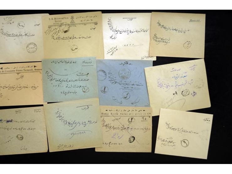 1916/24, Sanduq Handstamps, approximately 66 covers bearing handstamps from a variety of different Persian cities, several ot