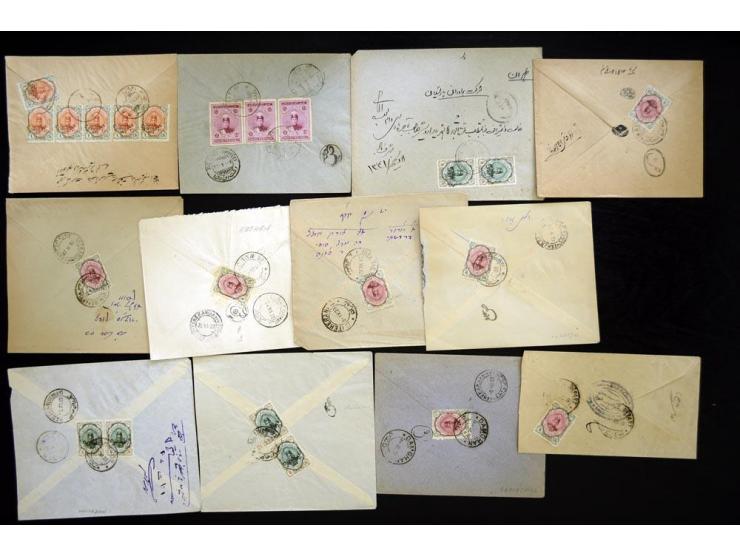 1916/24, Sanduq Handstamps, approximately 66 covers bearing handstamps from a variety of different Persian cities, several ot