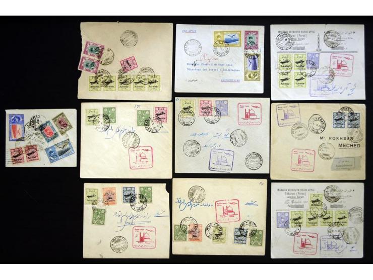 1928/36, air mail, about 260 covers including high value frankings, 'Scipio' crash cover, etc.; interesting lot
 
 