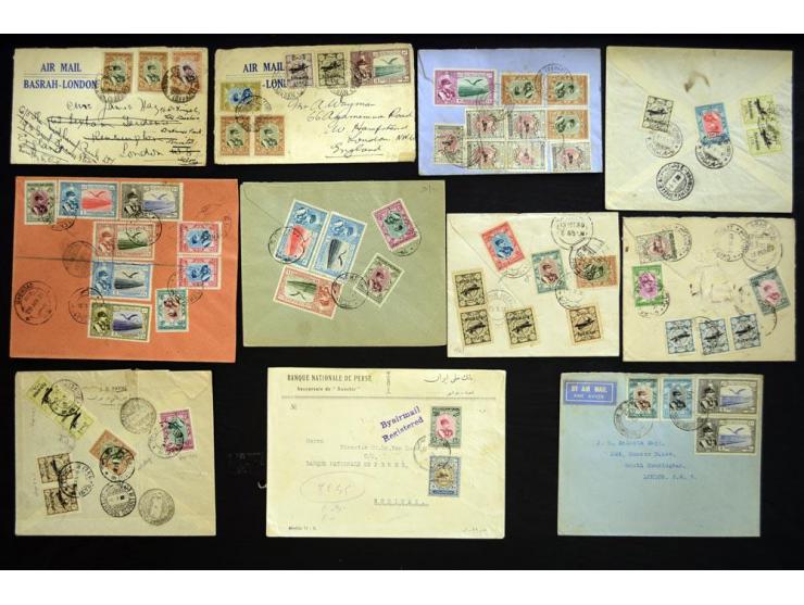 1928/36, air mail, about 260 covers including high value frankings, 'Scipio' crash cover, etc.; interesting lot
 
 