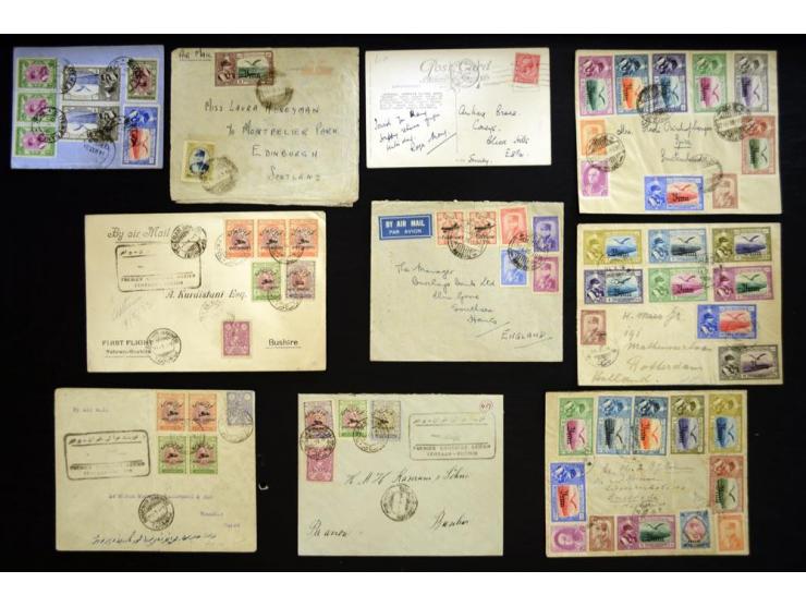 1928/36, air mail, about 260 covers including high value frankings, 'Scipio' crash cover, etc.; interesting lot
 
 