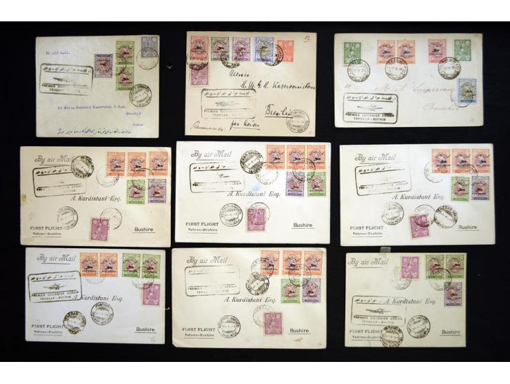 1928/36, air mail, about 260 covers including high value frankings, 'Scipio' crash cover, etc.; interesting lot
 
 
