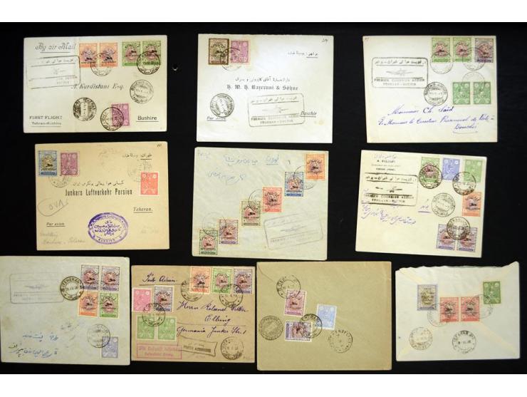 1928/36, air mail, about 260 covers including high value frankings, 'Scipio' crash cover, etc.; interesting lot
 
 