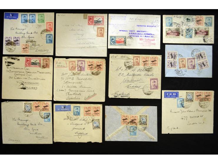 1928/36, air mail, about 260 covers including high value frankings, 'Scipio' crash cover, etc.; interesting lot
 
 