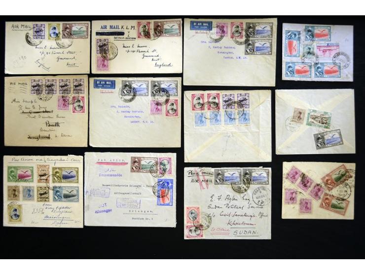 1928/36, air mail, about 260 covers including high value frankings, 'Scipio' crash cover, etc.; interesting lot
 
 