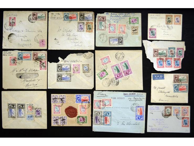 1928/36, air mail, about 260 covers including high value frankings, 'Scipio' crash cover, etc.; interesting lot
 
 