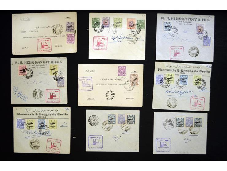 1928/36, air mail, about 260 covers including high value frankings, 'Scipio' crash cover, etc.; interesting lot
 
 