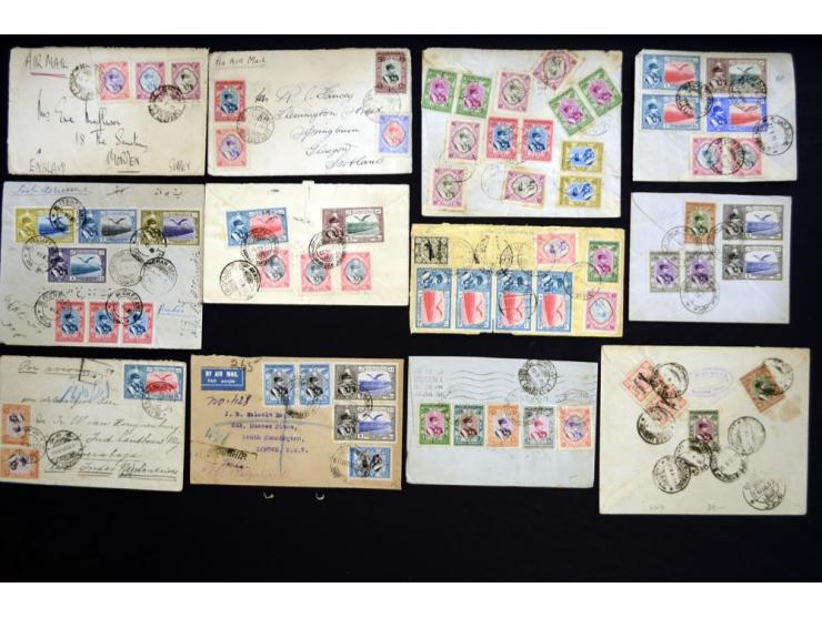 1928/36, air mail, about 260 covers including high value frankings, 'Scipio' crash cover, etc.; interesting lot
 
 