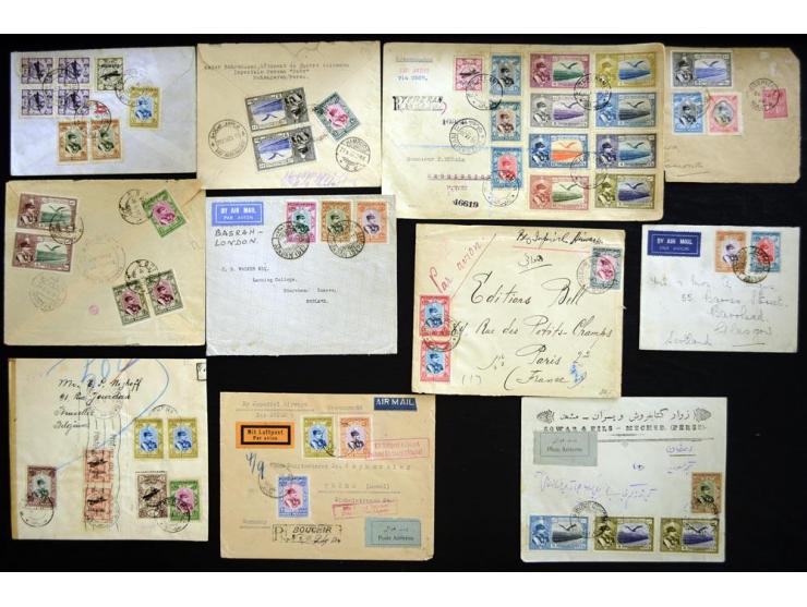 1928/36, air mail, about 260 covers including high value frankings, 'Scipio' crash cover, etc.; interesting lot
 
 