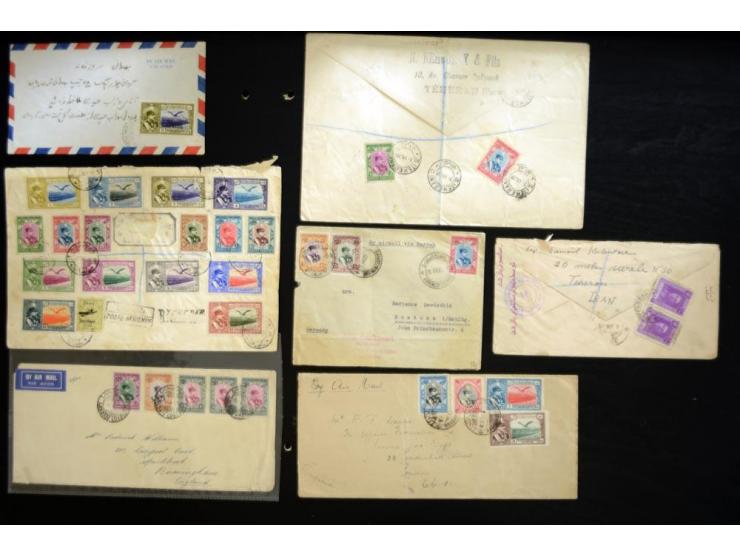 1928/36, air mail, about 260 covers including high value frankings, 'Scipio' crash cover, etc.; interesting lot
 
 