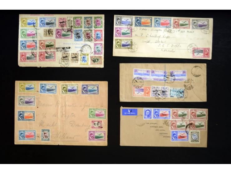1928/36, air mail, about 260 covers including high value frankings, 'Scipio' crash cover, etc.; interesting lot
 
 