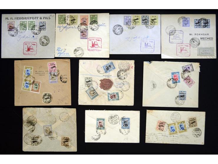 1928/36, air mail, about 260 covers including high value frankings, 'Scipio' crash cover, etc.; interesting lot
 
 