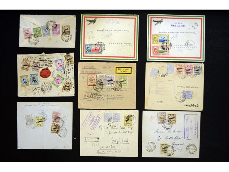 1928/36, air mail, about 260 covers including high value frankings, 'Scipio' crash cover, etc.; interesting lot
 
 