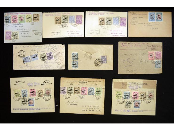 1928/36, air mail, about 260 covers including high value frankings, 'Scipio' crash cover, etc.; interesting lot
 
 