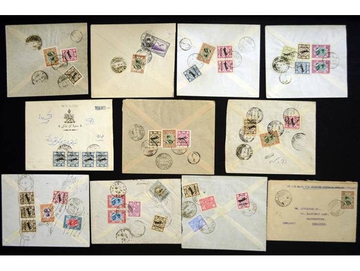 1928/36, air mail, about 260 covers including high value frankings, 'Scipio' crash cover, etc.; interesting lot
 
 