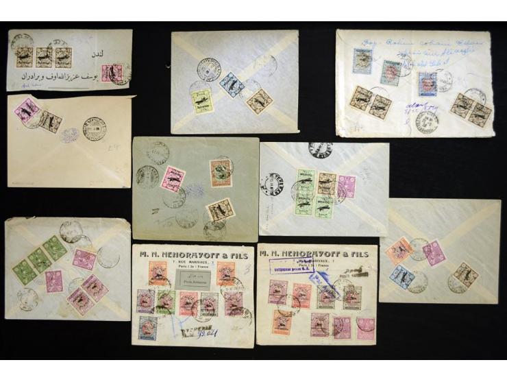 1928/36, air mail, about 260 covers including high value frankings, 'Scipio' crash cover, etc.; interesting lot
 
 