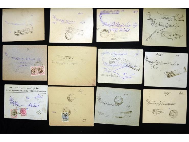1916/1917, Russian Military Censor, 30 covers bearing the black rectangular Russian Military censor marking, scarce marking, 