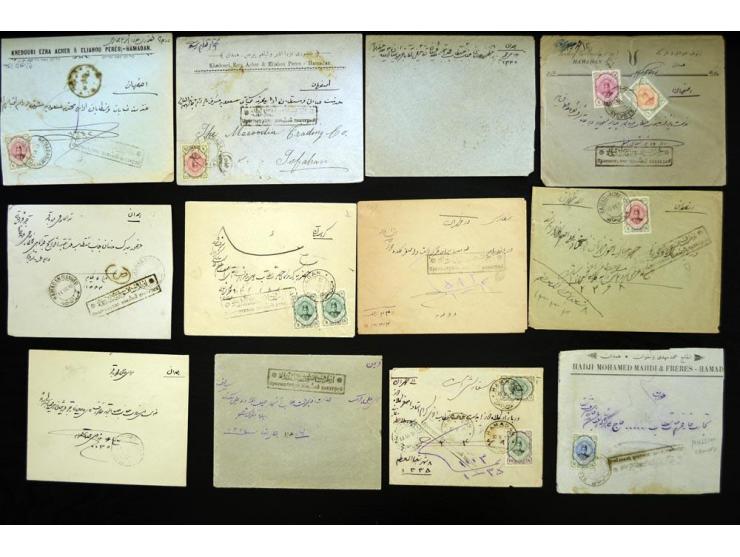 1916/1917, Russian Military Censor, 30 covers bearing the black rectangular Russian Military censor marking, scarce marking, 