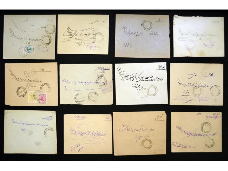 1917/1918, British Military Censor, 27 covers bearing the round British Military censor marking, most in black but several in