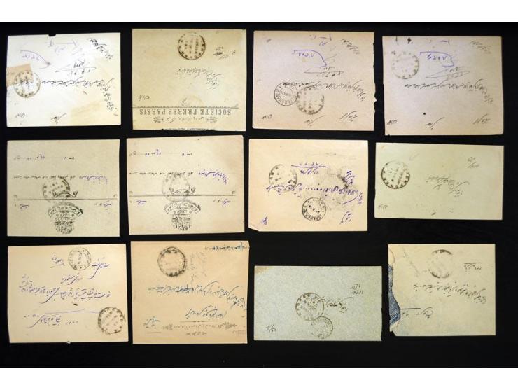 1918/1919, Dunster-force Censors, 55 covers bearing the black circular Dunsterforce censor marking, scarce on cover, most in 