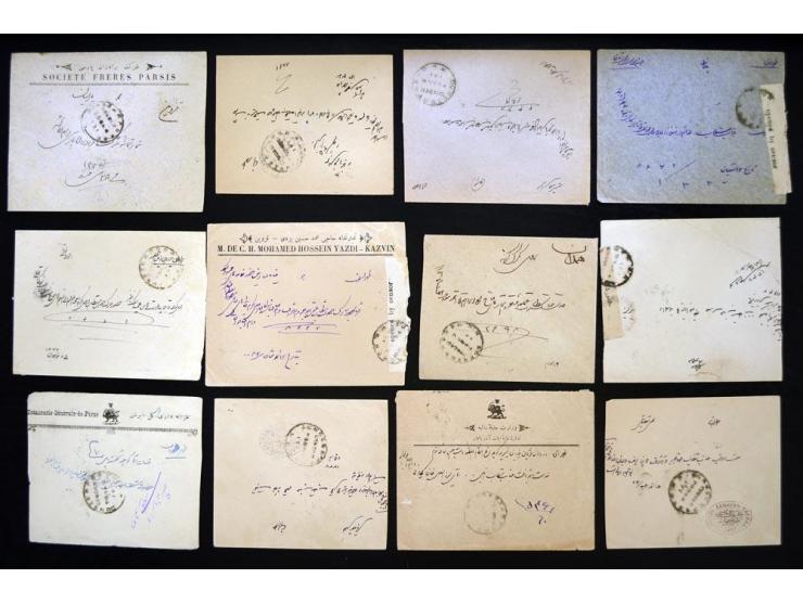 1918/1919, Dunster-force Censors, 55 covers bearing the black circular Dunsterforce censor marking, scarce on cover, most in 