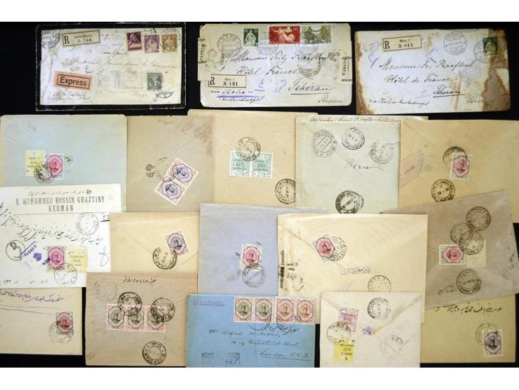 1919/1920, British Oblong Octagon censors, approximately 74 covers bearing the British Oblong Octagon censor marking, includi
