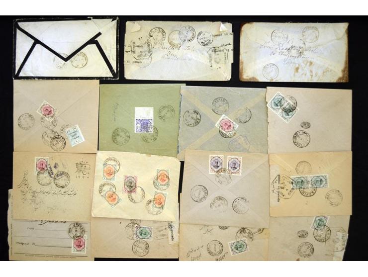1919/1920, British Oblong Octagon censors, approximately 74 covers bearing the British Oblong Octagon censor marking, includi