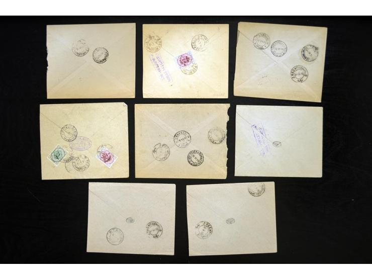 1919, Norper-force censor, 20 covers bearing the rectangular censor marking reading "PASSED BY CENSOR NORPERFORCE", most in p