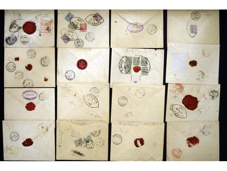 POSTAL STATIONARY: 1879/1904 (ca.), about 260 unused and used postal stationary envelopes and wrappers, including many items 