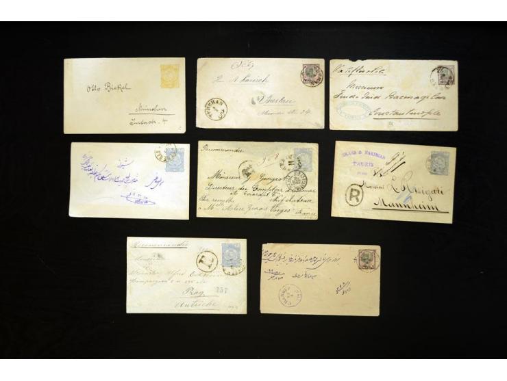 POSTAL STATIONARY: 1879/1904 (ca.), about 260 unused and used postal stationary envelopes and wrappers, including many items 