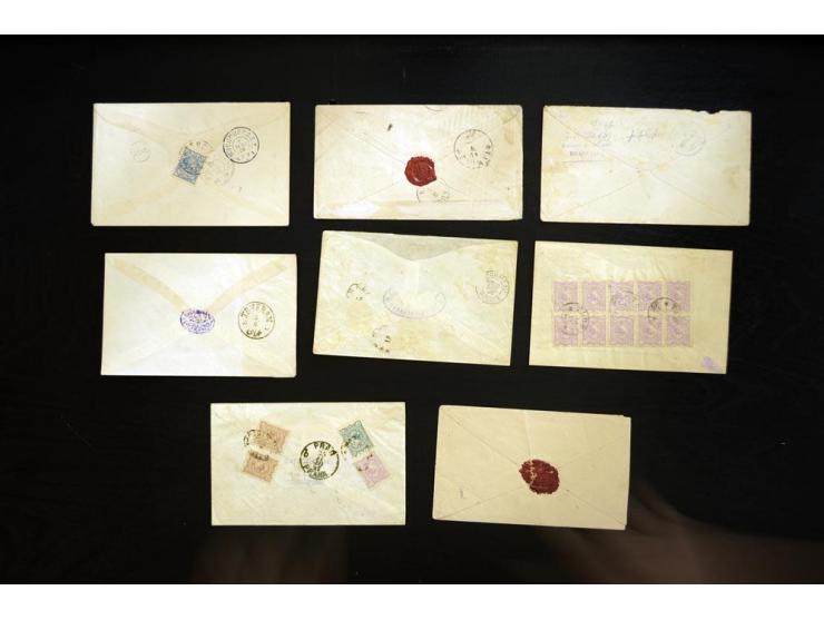 POSTAL STATIONARY: 1879/1904 (ca.), about 260 unused and used postal stationary envelopes and wrappers, including many items 