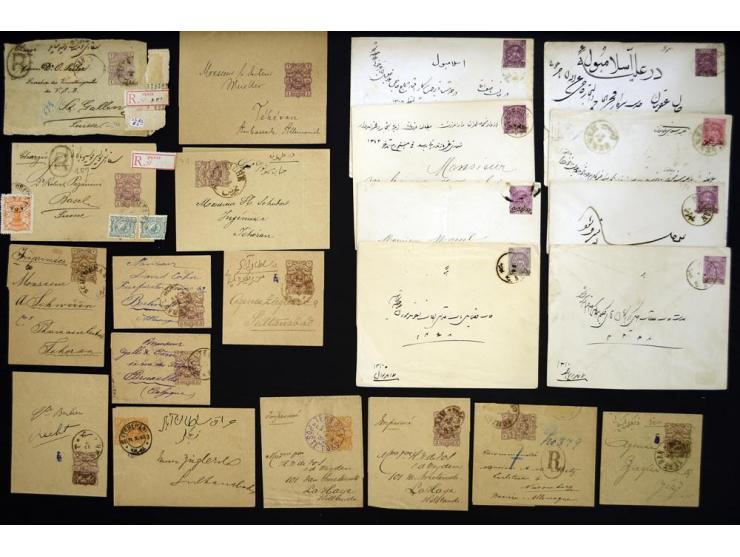 POSTAL STATIONARY: 1879/1904 (ca.), about 260 unused and used postal stationary envelopes and wrappers, including many items 
